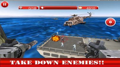 Naval Gunner Battle Pro screenshot 2