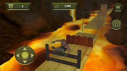 US Army Obstacle Course: Volcano Escape screenshot 4