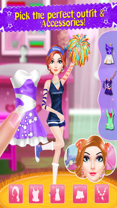 Cheer Leader Princess Salon screenshot 4