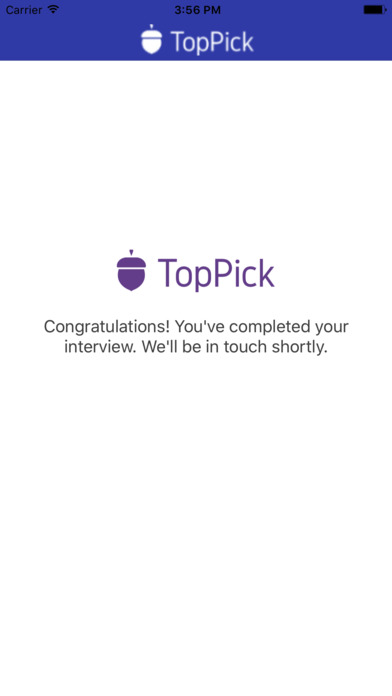 TopPick Mobile Interview screenshot 4