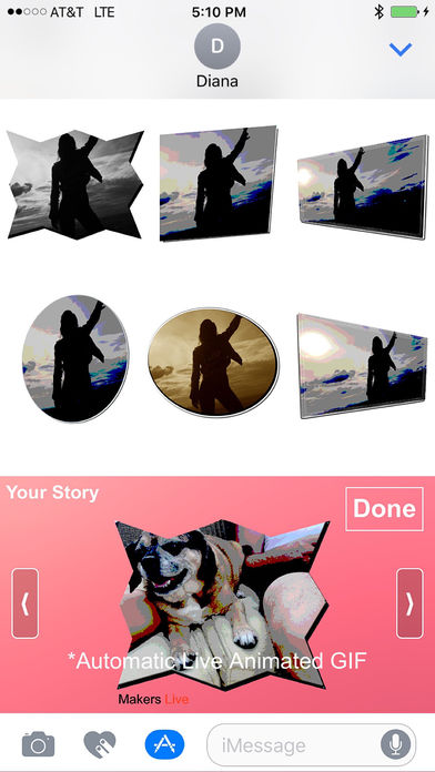 GIF Maker & Stickers for iMessages App screenshot 3