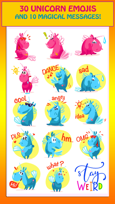 The Funny Unicorn Emoji screenshot 4