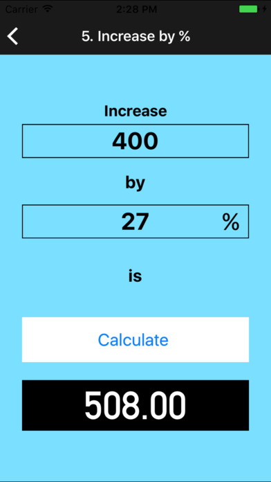 Percentage Calculator - How much is X percent? screenshot 3