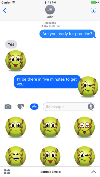 Softball Emojis screenshot 3