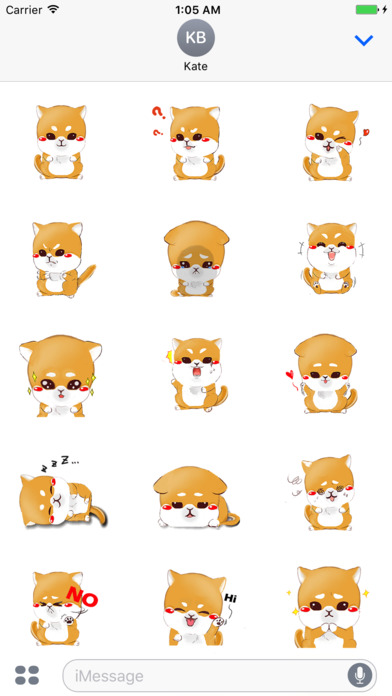 Shiba Inu Dog Cute Stickers screenshot 2