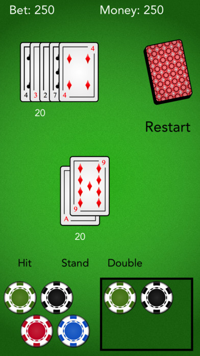 Blackjack - 21 Card Game screenshot 3