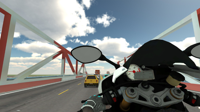 Highway Traffic Bike Rider Chase screenshot 3