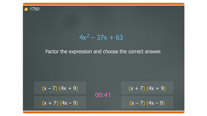 Factoring Quadratics screenshot 3
