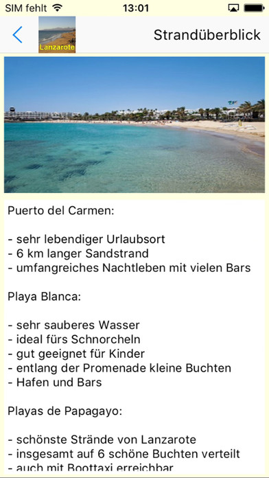 Lanzarote App für den Urlaub screenshot 3