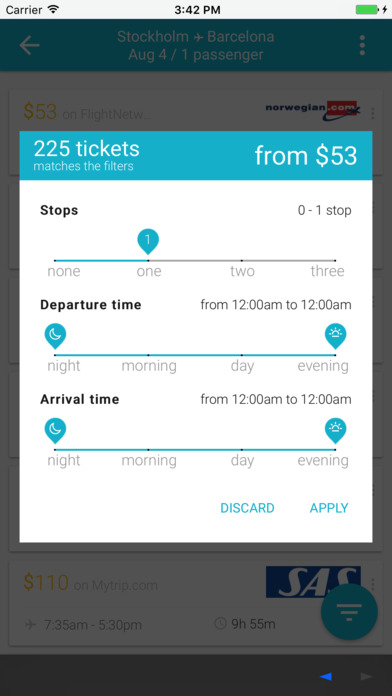 Flight Scanner - Airfare Deals screenshot 2