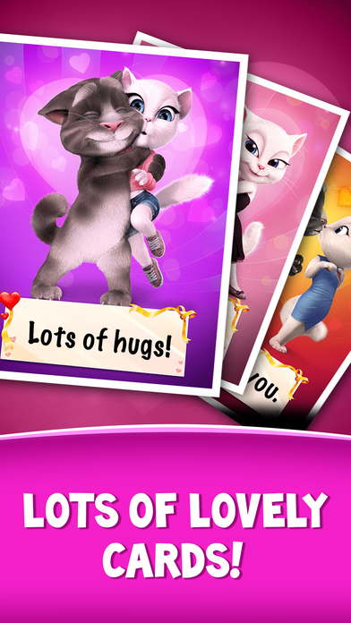 Screenshots of Tom's Love Letters for iPhone