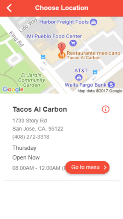 Tacos Al Carbon Ordering screenshot 2