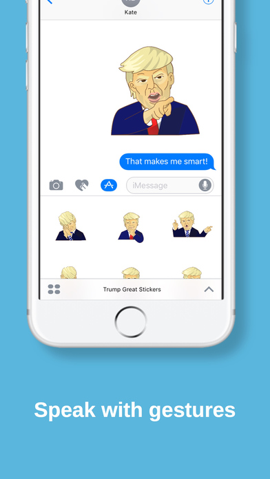 Trump Great Sticker Emoji Collection Famous Poses screenshot 3