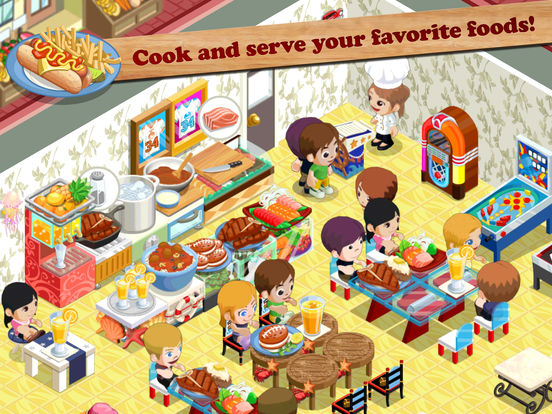 Screenshots of Restaurant Story for iPad