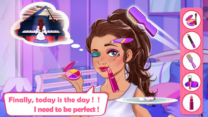 Piano Girl - My First Love Kissing Game screenshot 2
