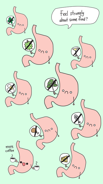 Grumpee The Hangry Stomach Stickers screenshot 3