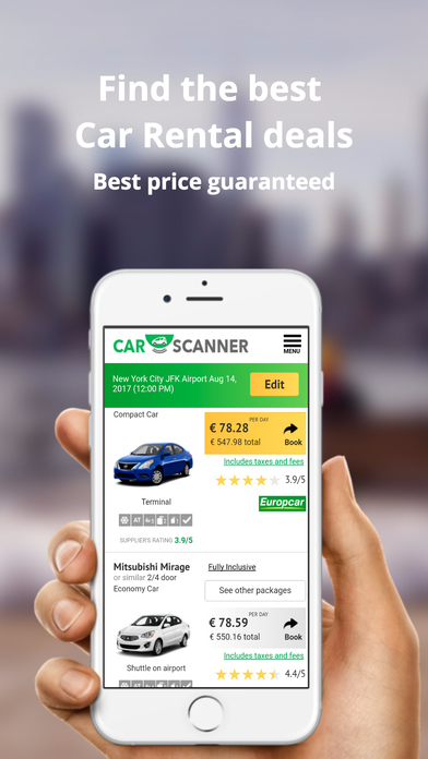 Car Scanner - Rental Car Deals screenshot 3
