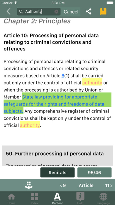 EU Data Protection Regulation screenshot 3