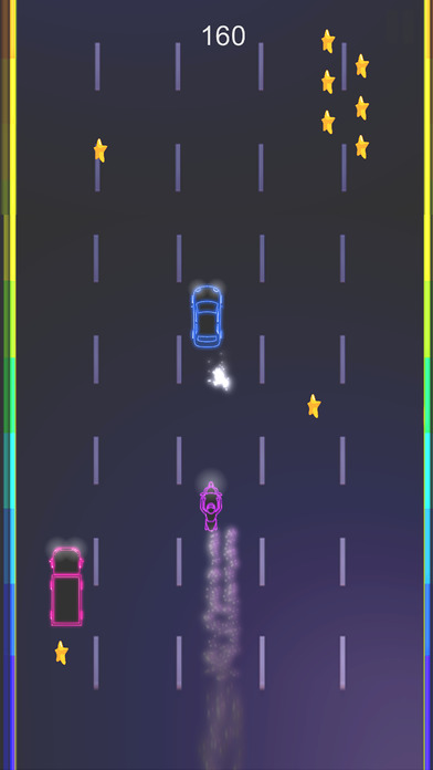 Neon Car Racing screenshot 4