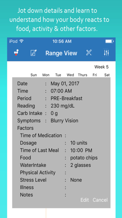 FourTicks - Diabetes App screenshot 2