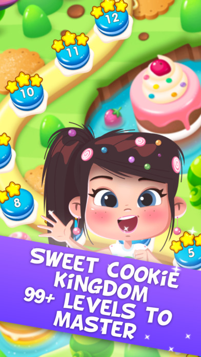 Sweet Cookie Crumbles - Amazing match 3 swipe game screenshot 3