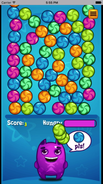 Hungry Monster - Funny Puzzle Games screenshot 2