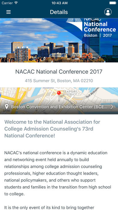 NACAC National Conference 2017 screenshot 2