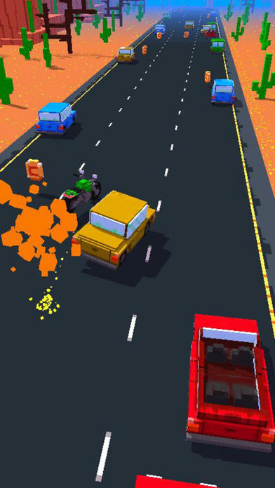 Highway Motorbike Racer 3D screenshot 2