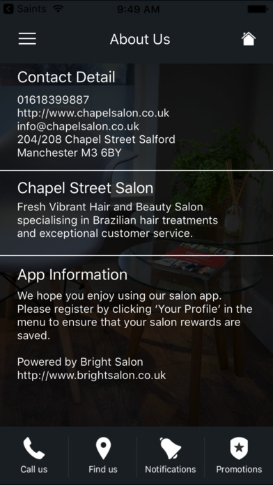 Chapel Street Salon screenshot 2