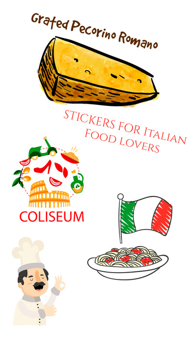 Italian Food Sticker I Love Italy screenshot 2