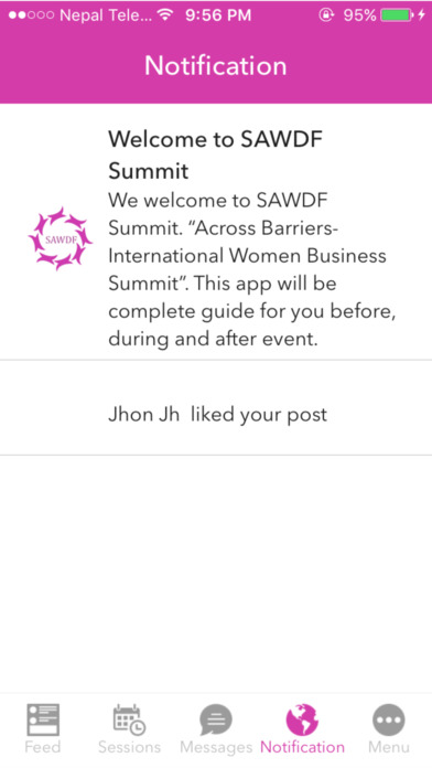 SAWDF Summit screenshot 4