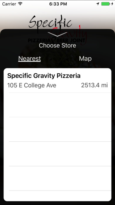 Specific Gravity Pizzeria screenshot 2