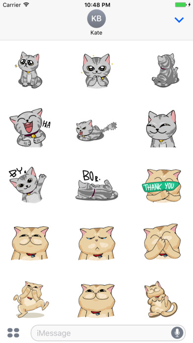 Little Cat Animated Stickers screenshot 2