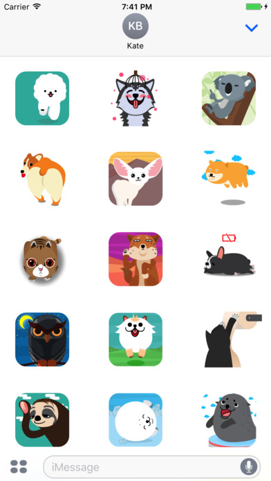 Pet Beauty Animated Stickers screenshot 2