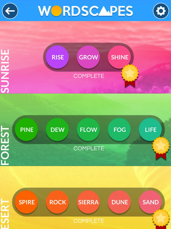 Wordscapesscreeshot 2