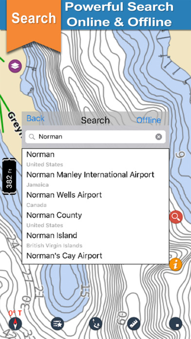 Lake Norman gps offline nautical charts screenshot 3