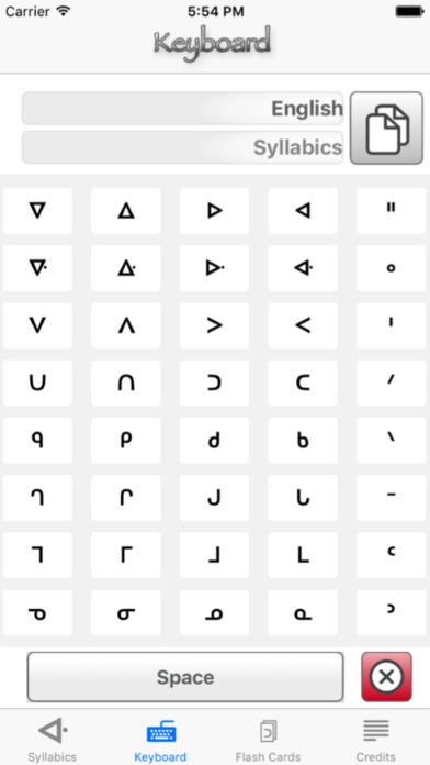 Syllabics screenshot 3