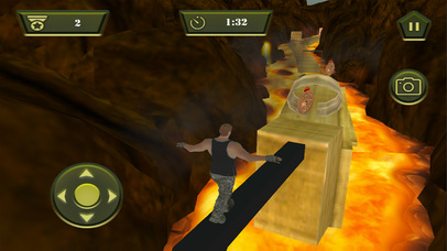 US Army Obstacle Course: Volcano Escape screenshot 2