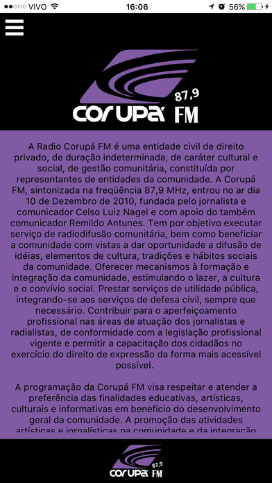 Rádio Corupá FM screenshot 4