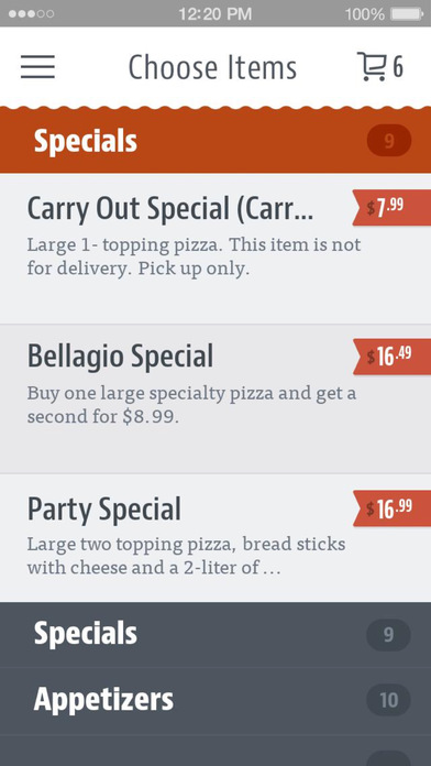 Bellagio Pizza & Subs screenshot 3