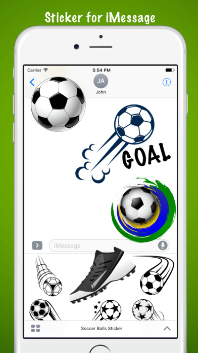 Soccer Balls Sticker screenshot 2