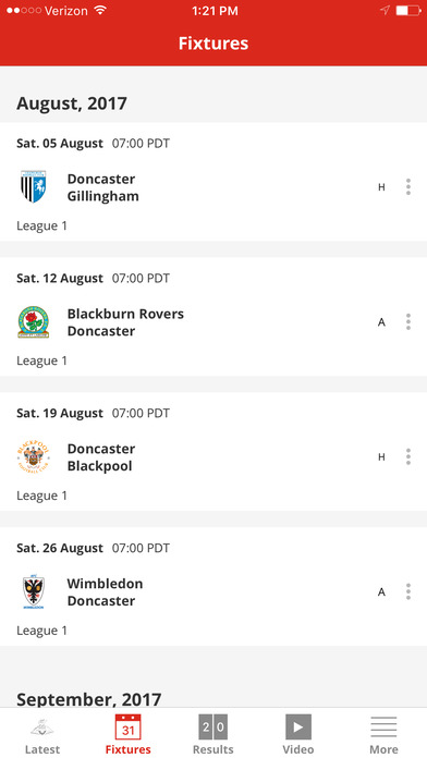Doncaster Rovers Official App screenshot 2