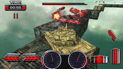 Army Tank Impossible Track Drive & 3D Stunts screenshot 2