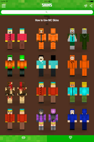Skins for South Park Minecraft PE Edition - Free Skin for Pocket Edition screenshot 3
