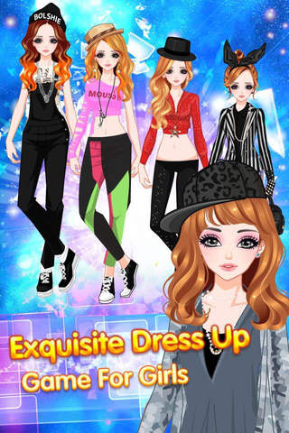 Rebel Fashion Queen – Coolest Fashion Salon Casual Game for Girls screenshot 2