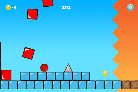 Red Bounce Ball Dash screenshot 4