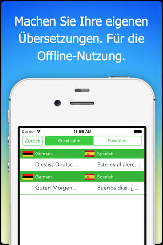Deutsch Spanisch Übersetzer Sprachen Wörterbuch screenshot 2