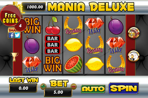 Mania Deluxe Slots - Roulette - Blackjack 21 screenshot 2