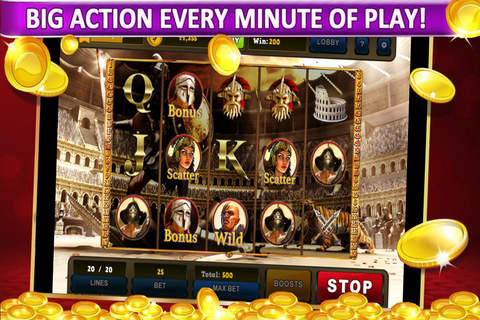 Aztec Warrior Slot Machine - A Fun Holiday Play Slots FREE 4-ever with Hour Bonus screenshot 2