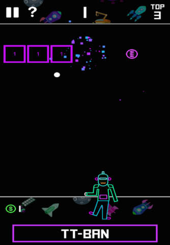 Slithering balls challenge TTDAT : Slither & drive the dotz to hit & destroy the color switch shapes screenshot 2
